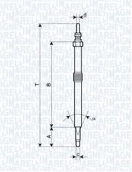 Magneti Marelli Bujie incandescenta MAGNETI MARELLI 062900026304 (062900026304)