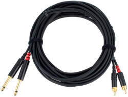  Cablu audio Cordial CFU 6 PC, 2 Jack- 2 RCA, 6m (55915)