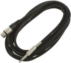  Cablu Microfon XLR Jack Mono 6 m the sssnake SMP6BK (163859)