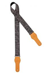 ORTEGA GUITARS Curea chitară Ortega OCS-300 Antracit - bumbac 100%, reglabilă, confort premium (61847)