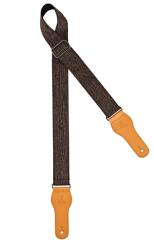 ORTEGA GUITARS Curea chitară Ortega OCS-200 Antracit - bumbac 100%, piele eco, reglabilă (61844)