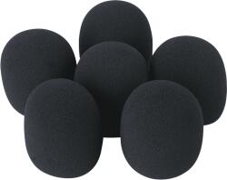  Set 6 Bureti Microfon Showgear DWS-66, Negru (56496)