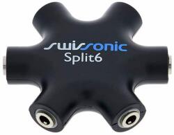  Spliter 6 jack-uri 3.5mm Swissonic Split6 (496434)