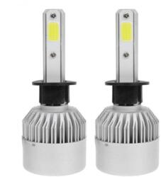 Techstar Set 2 LED-uri Auto Techstar® S2, H1, 36w, 4000 Lumeni, 6500K, AUTO, 12-24 Volti, COB, Canbus (SKU2507)