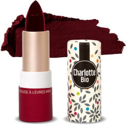 Charlotte Bio Ruj BIO mat Rouge Figue, cu unt shea, ulei ricin si unt jojoba Charlotte Bio (11360)