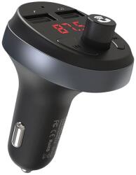 HOCO Premium Product Incarcator Auto cu Modulator FM, Bluetooth, Fast Charge, 2x USB, Hoco E41 (6931474706782)