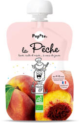 Popote Piure BIO cu 60% piersici, +4/6 luni Popote (11586)