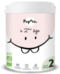 Popote Lapte praf BIO continuare(Etapa 2), 6-12 luni(gramaj mare) Popote (11614)