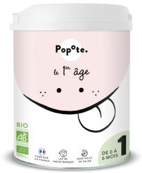 Popote Lapte praf BIO pentru sugari(Etapa 1), 0-6 luni(gramaj mare) Popote (11613)
