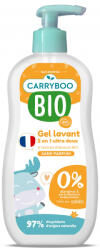 Carryboo Sampon si gel dus BIO delicat pentru bebelusi, fara parfum, cu extract de caise Carryboo (10699)