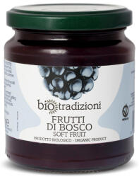 Bio Tradizioni Gem de fructe de padure BIO fara zahar Bio Tradizioni (10284)