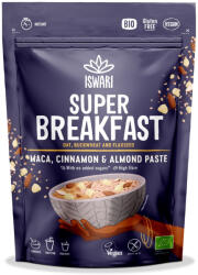 Iswari Mic dejun BIO fara zahar, cu ovaz, maca, scortisoara si crema de migdale Iswari (10395)