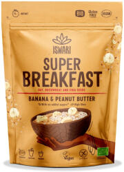 Iswari Mic dejun BIO fara zahar, cu ovaz, banane si crema de arahide Iswari (10393)