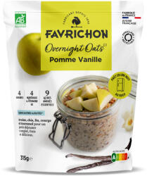 Favrichon Cereale fara zahar BIO din ovaz, cu mar si vanilie(preparare peste noapte) Favrichon (11896)