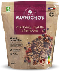 Favrichon Musli BIO crocant cu merisor, afine si zmeura Favrichon (11377)