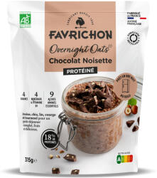 Favrichon Cereale BIO din ovaz, cu ciocolata si alune de padure(preparare peste noapte) Favrichon (11895)