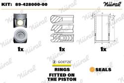 NÜRAL Set Raparatii, Piston/Bucsa Cursa Cilindru 89-428000-00 Astra Hd 8/Hd 9 (89-428000-00)