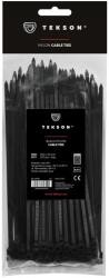 TEKSON Coliere Soricei de Fixare Set 100buc Culoare: Negru Latime 2 5 Mm Lungime 200mm Material: Nailon (07WW0233TEK)