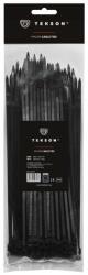 TEKSON Coliere Soricei de Fixare Set 100buc Culoare: Negru Latime 3 6 Mm Lungime 250mm Material: Nailon (07WW0208TEK)