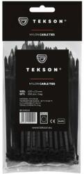 TEKSON Coliere Soricei de Fixare Set 100buc Culoare: Negru Latime 2 5 Mm Lungime 100mm Material: Nailon (07WW0221TEK)