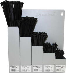 DRESSELHAUS Coliere Soricei de Fixare Set 500buc Culoare: Negru Latime 2 5/3 6/4 8 Mm Lungime 100/140/200/290/300mm Material (4499/000/068615)