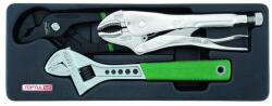 TOPTUL Introduceti Tava cu Instrumente pentru Carucior Tip Insert: A2 Plastic Numar Piese: 3 Szt. Tip Cheie: Cheie Reglabila (GBAT0301) Trusa unelte