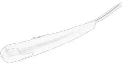 FIAT Brat Stergator cu Lamela din Spate Alfa Romeo Junior Fiat 600e / 600 07.23 (9856021580)