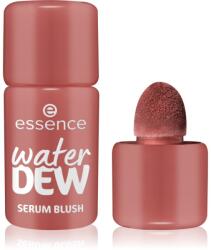 essence water DEW SERUM BLUSH folyékony arcpirosító élénkítő hatással árnyalat 30 Rose Mood 3.5 ml