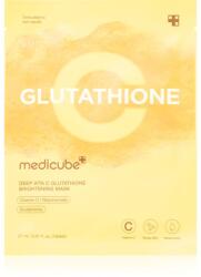 Medicube Deep Vita C Glutathione Brightening Mask mască textilă iluminatoare 27 ml Masca de fata