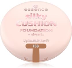 essence silky CUSHION FOUNDATION alapozó sminkszivaccsal közepes fedésű árnyalat 158 12 g