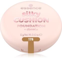 essence silky CUSHION FOUNDATION alapozó sminkszivaccsal közepes fedésű árnyalat 178 12 g