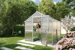 KGT Kerti üvegház KGT Iris II 2, 2 x 2, 3 m, szürke alumínium (KG22200000)