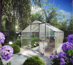 KGT Kerti üvegház KGT Orchidee IV 4, 3 x 3 m, szürke alumínium (KG12400000)