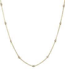 Thomas Sabo KE2340-414-14-L50V Necklace White zirconia stones Gold-plated Ladies, Femei