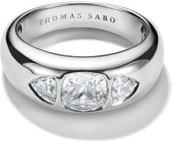 Thomas Sabo TR2525-051-14-58 Ring with faceted white zirconia stones Silver Ladies, Femei
