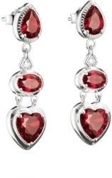 Thomas Sabo H2341-051-10 Earrings Heart garnet red Elyndra 34, 0 mm Ladies, Femei