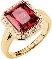Thomas Sabo TR2508-414-10-56 Ring with red octagon stone Elyndra Gold-plated Ladies, Femei