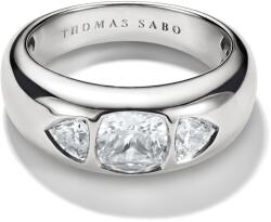 Thomas Sabo TR2525-051-14-56 Ring with faceted white zirconia stones Silver Ladies, Femei