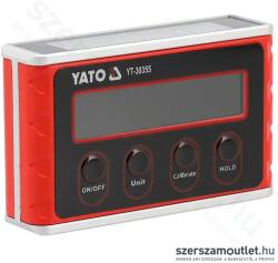 TOYA Mágneses, digitális vízmérték, LCD, USB-C (0, 7Ah/3, 7V) (YT-30355) (YT-30355)