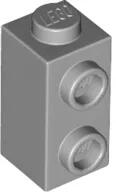 LEGO® 32952c86 - LEGO világosszürke kocka 1 x 1 x 1 2/3 méretű 1 oldalán 2 bütyökkel (32952c86)