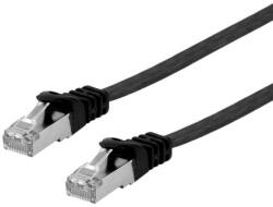 Equip Patch Cord Equip Flat, U/FTP, Cat. 6A, 1 m, Black (607690)