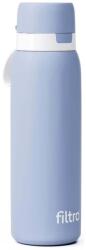 FILTRO Termos cu filtru carbon activ FILTRO THERMO PURE 740 CB, inox cu perete dublu vacuum, izolare 12 ore, 740 ml, albastru (FL2740-THERMO740CB-BLUE)