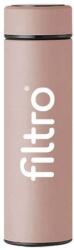 FILTRO Termos FILTRO Thermo LED Pink, perete dublu din inox 304 cu afisaj tactil digital al temperaturii, infuzor inclus, capacitate 500 ml, culoare roz (FL2766-FILTRO-THERMO-LED-PINK)