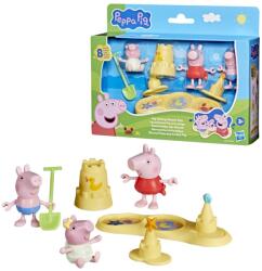 Peppa Pig Peppa Pig, Pig Sibling Beach Day, figurine si accesorii Figurina