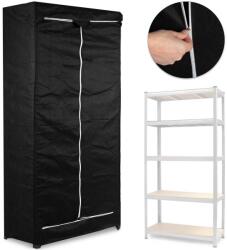Massido Protecție pentru raft 180 x 90 x 40 cm negru (J-680300) Raft