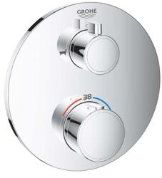 GROHE Grohtherm termosztátos kád keverő 2 kimenethez, beépített elzáró/váltó szeleppel (GR-24077000)