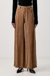 Pinko pantaloni straight pentru femei din cupro 9BY2-SPDZKM_82X (107170.A3F8)
