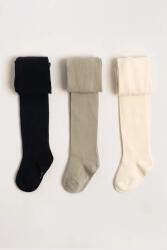 Konges Sløjd harisnyanadrág gyerek 3-PACK TIGHTS - bézs 92-98