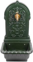 Strend Pro Garden Fântână de perete, Strend Pro Garden WB-005, 44 x 36 x 76 cm, verde, aliaj, design decorativ