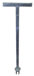 Strend Pro Cheie pentru șuruburi de pământ, Strend Pro YYFC01ZN60, 62 x 75 mm, pentru șuruburi de pământ cu diametrul de 62 mm, pentru înșurubare în sol Burghiu